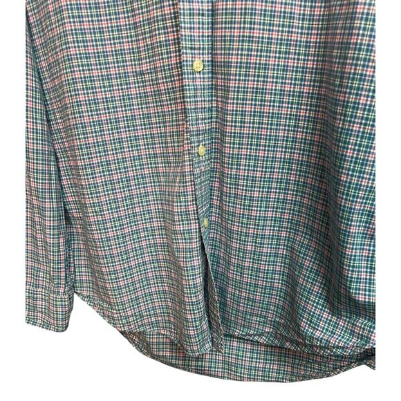 Ralph Lauren Men's 100% Cotton Custom Fit Medium Button Front Shirt - Picture 9 of 11